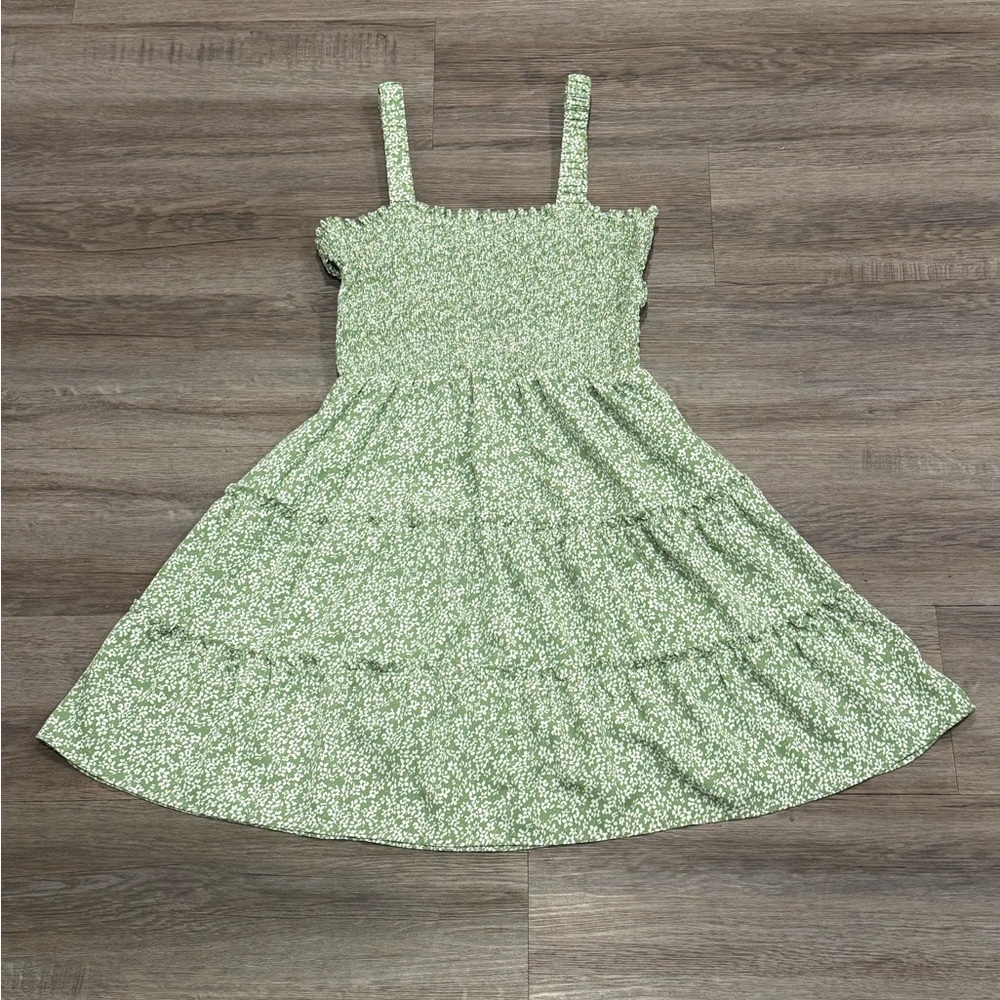 Green Floral Dress